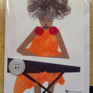 Orange Keyboardist