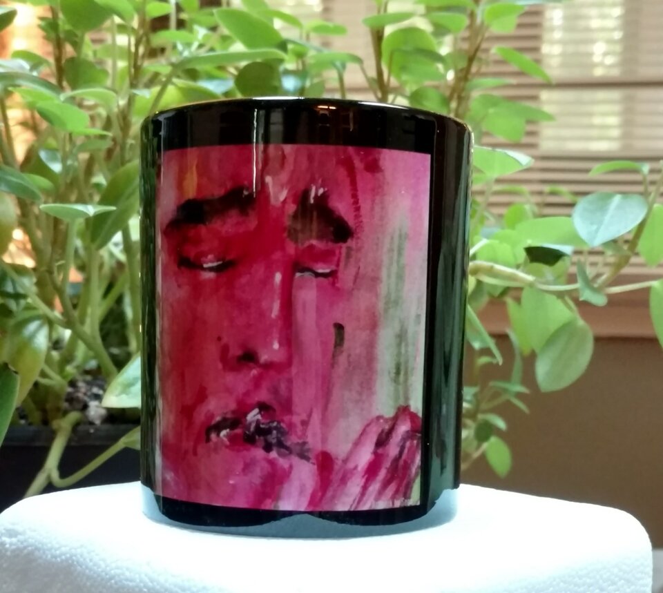Pink Trumpet 11 oz Ceramic Mug