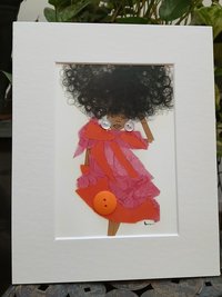 Signature LaHairCard Matted Print