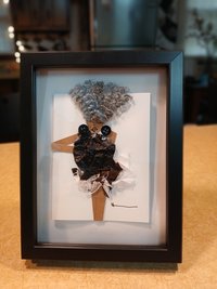 Black and White Hibiscus 