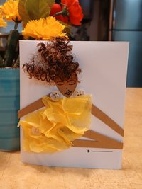 Yellow Sitting Hibiscus 
