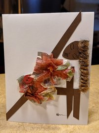 Red Floral Yoga Pose