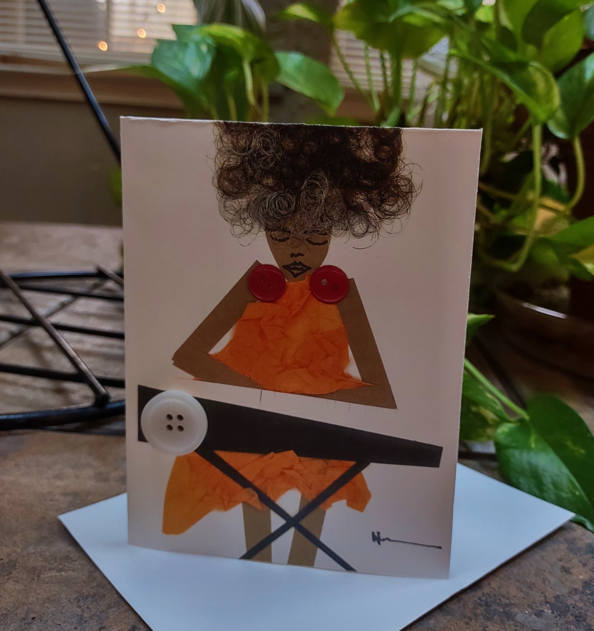 Orange Keyboardist