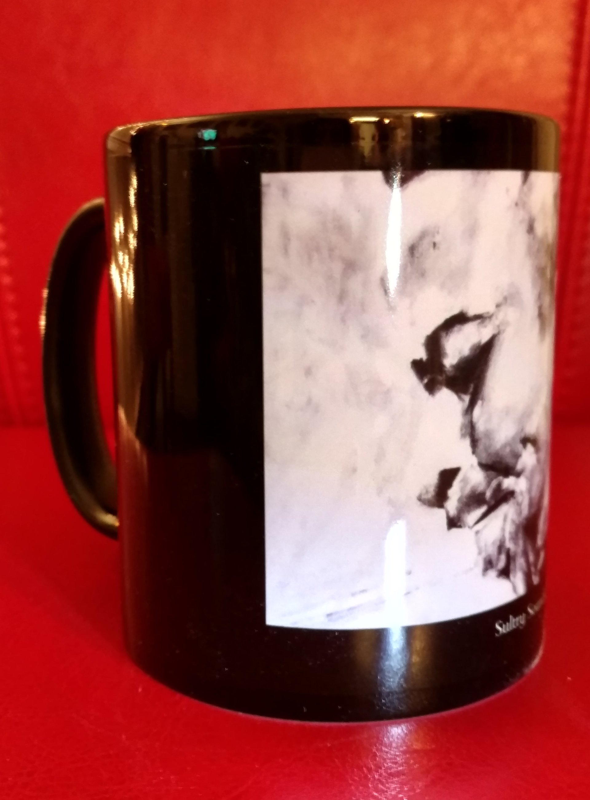 B/W Trumpet Player 11 oz Ceramic Mug
