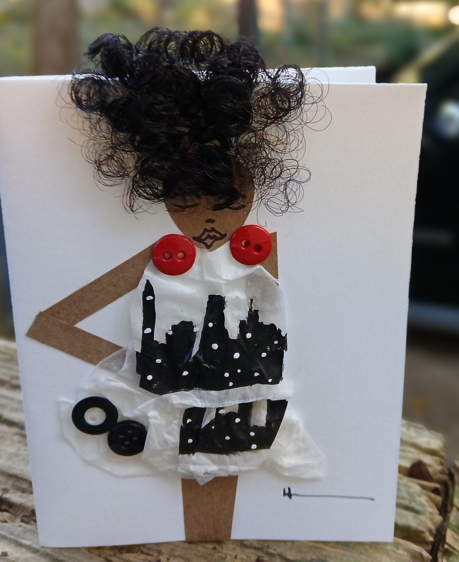 Black and White Florals