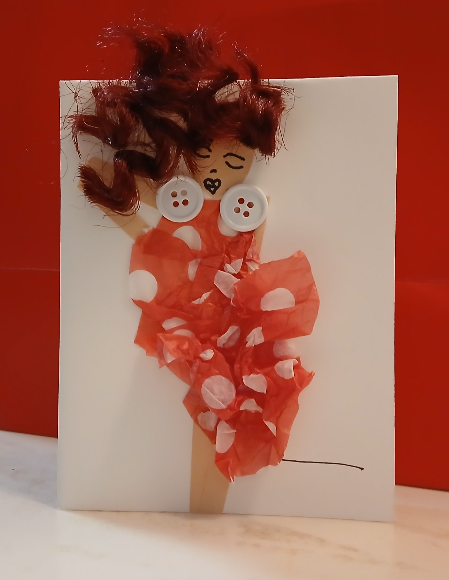 Red White Polka Dot Florals 