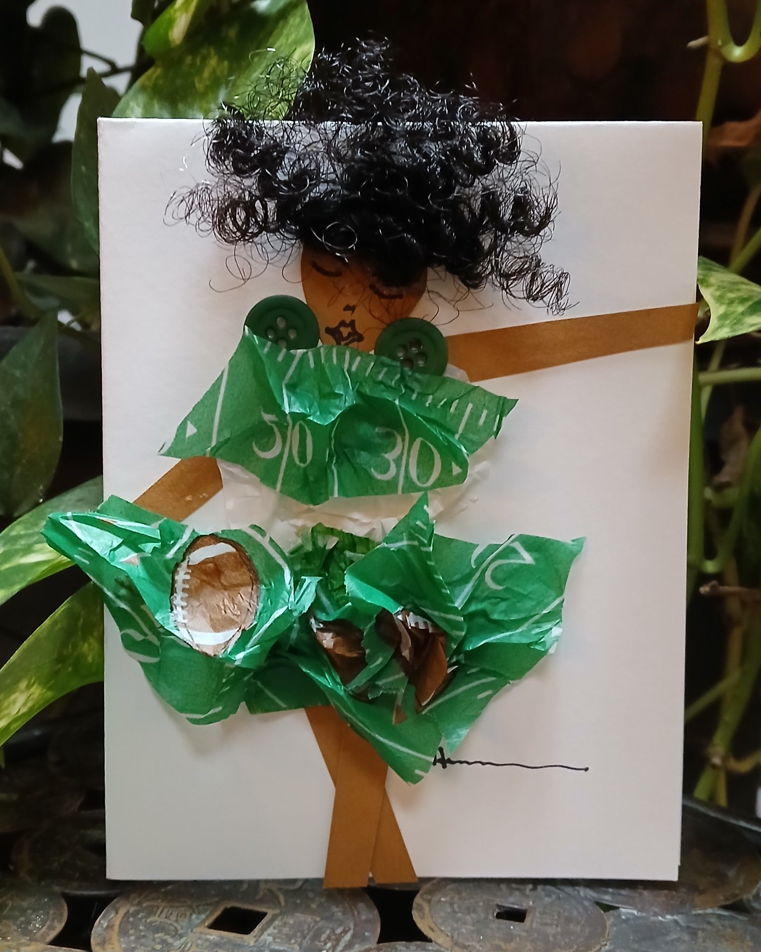  Green Football Tulips