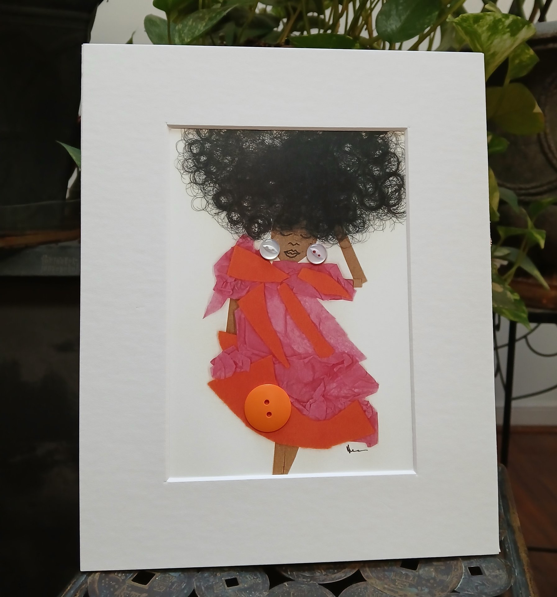 Signature LaHairCard Matted Print
