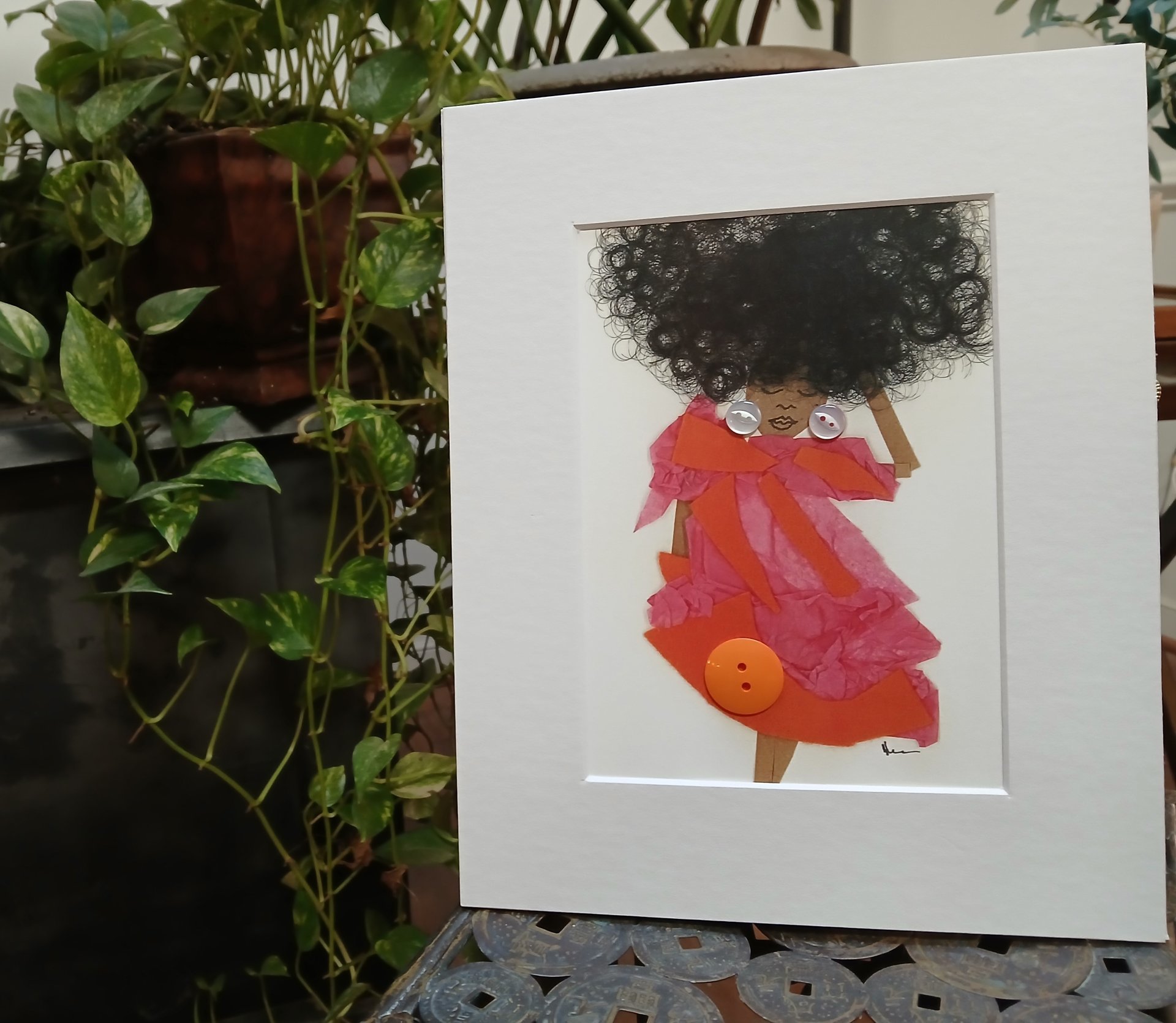 Signature LaHairCard Matted Print
