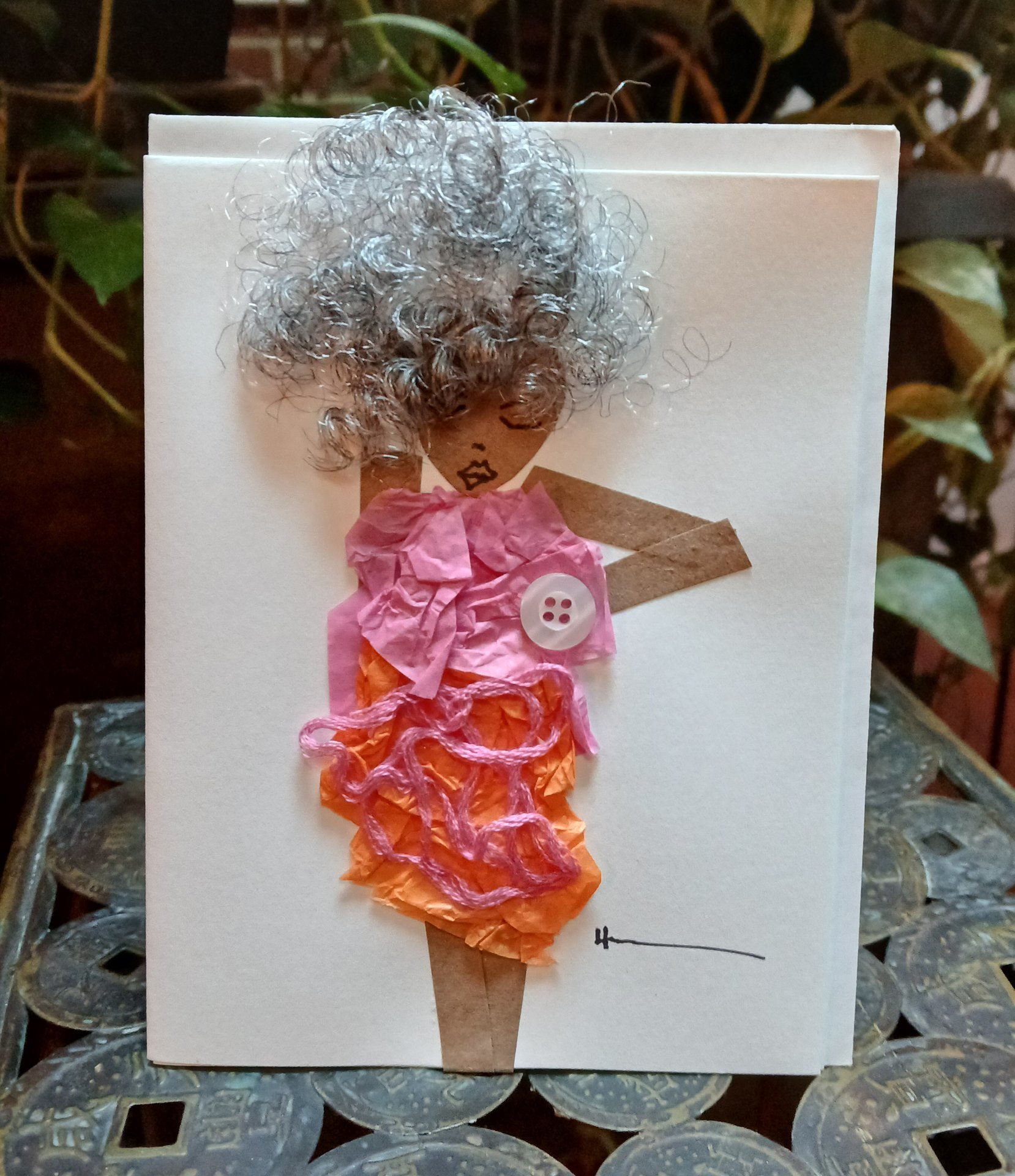 Pink and Orange Carnations