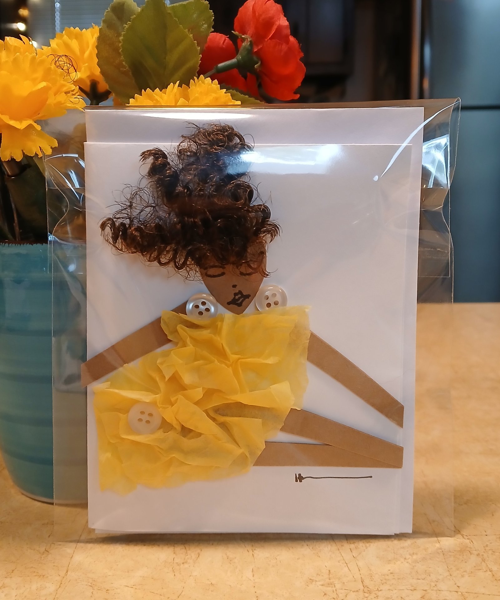 Yellow Sitting Hibiscus 