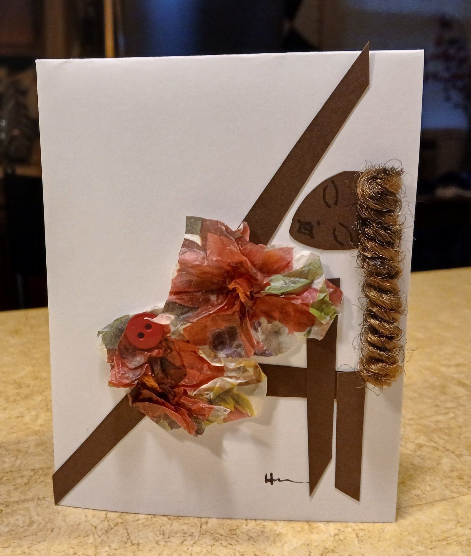 Red Floral Yoga Pose