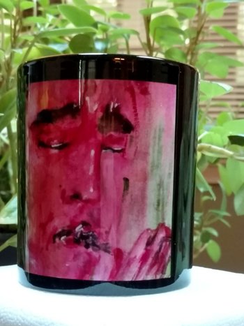 Pink Trumpet 11 oz Ceramic Mug