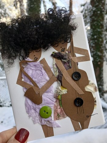 Purple Floral Musical Combo